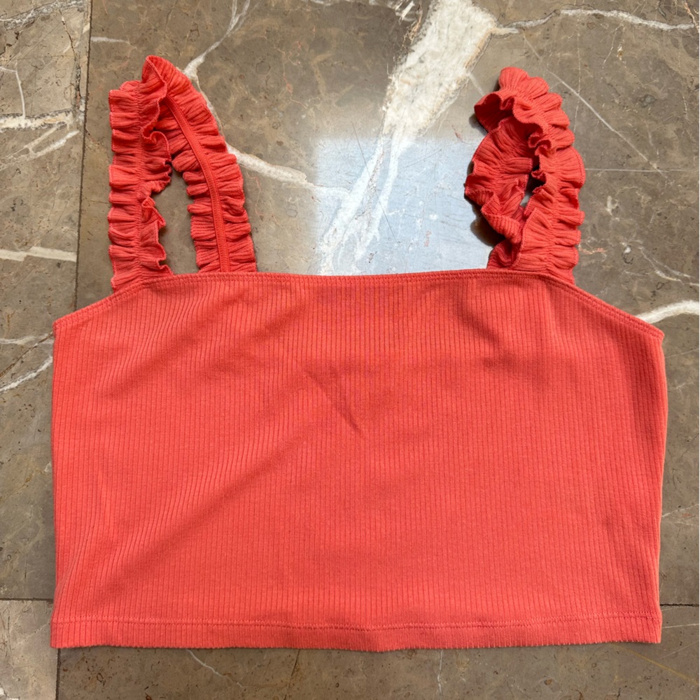 Aritizia: SundayBest Ruffled Strap Top